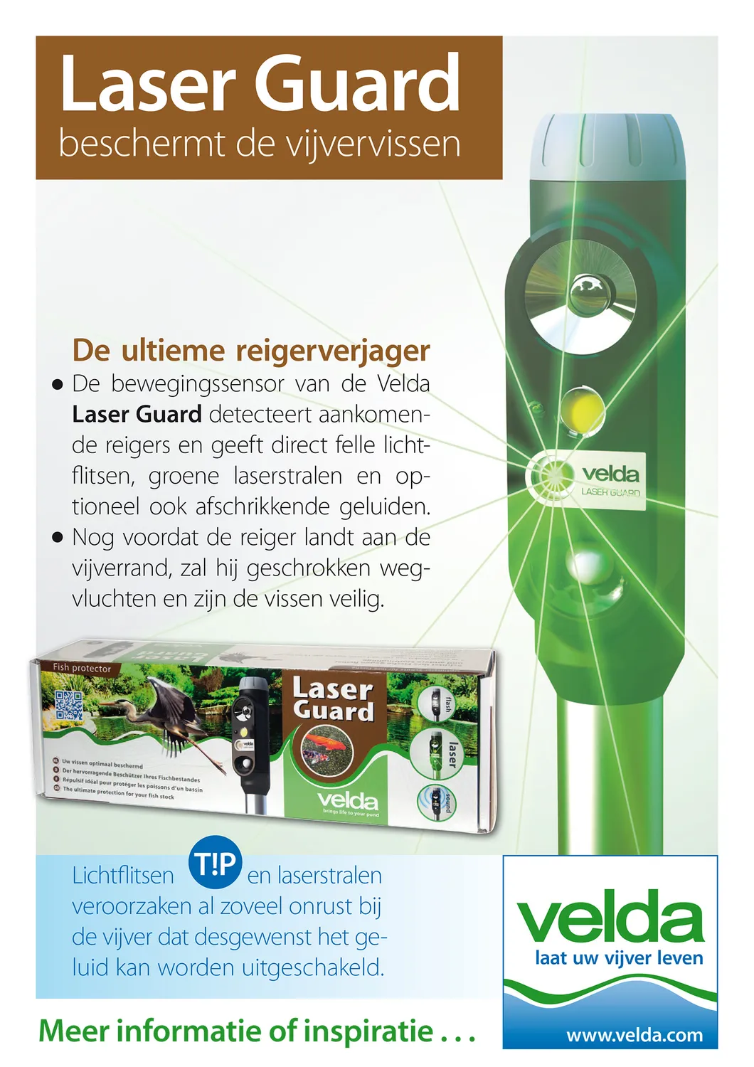 Velda Laser Guard répulsif héron pour bassin