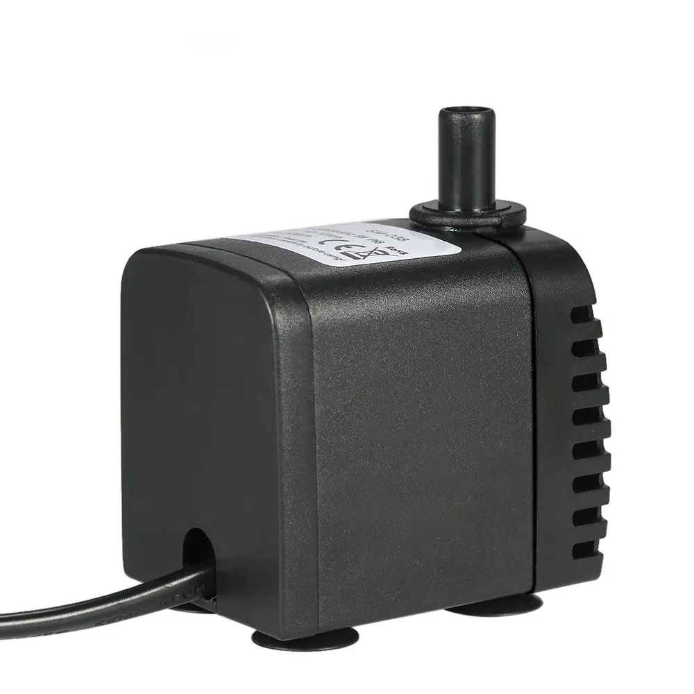 Decdeal Pompe eau submersible 600 L/h 8W réglable
