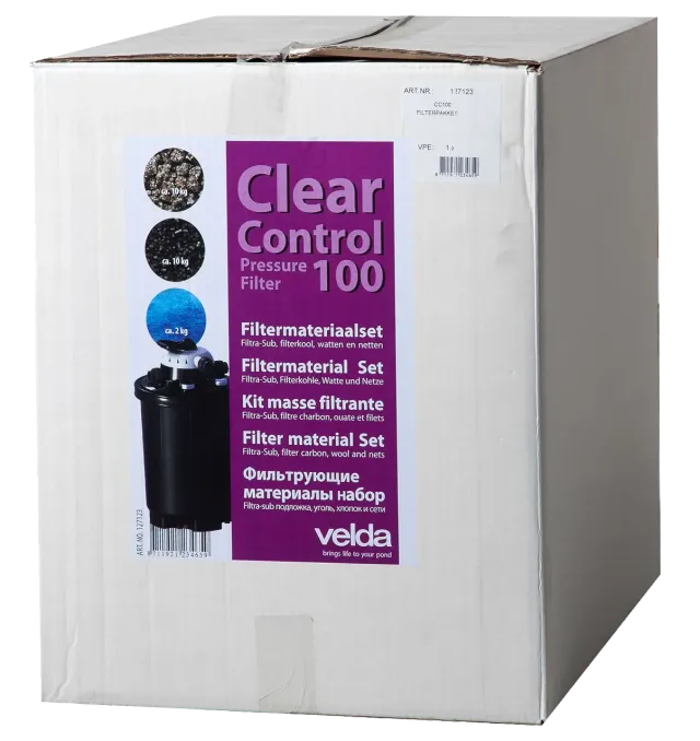 Velda Filter Material Set kit matériau filtrant Clear Control 100
