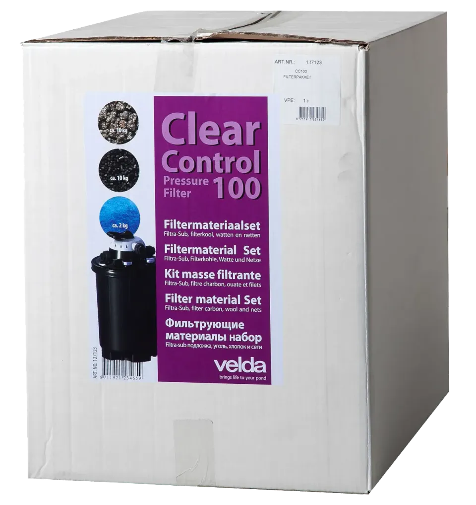 Velda Filter Material Set kit matériau filtrant Clear Control 100