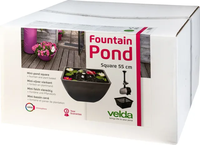 Velda Fountain Pond mini-étang avec fontaine