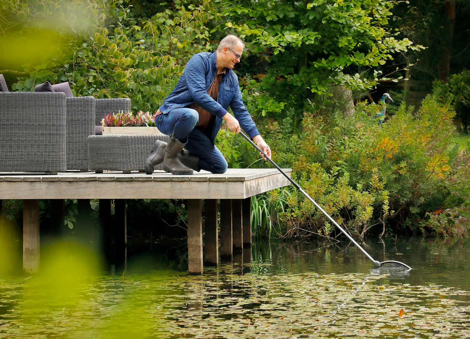 Velda Pond Net épuisette télescopique bassin