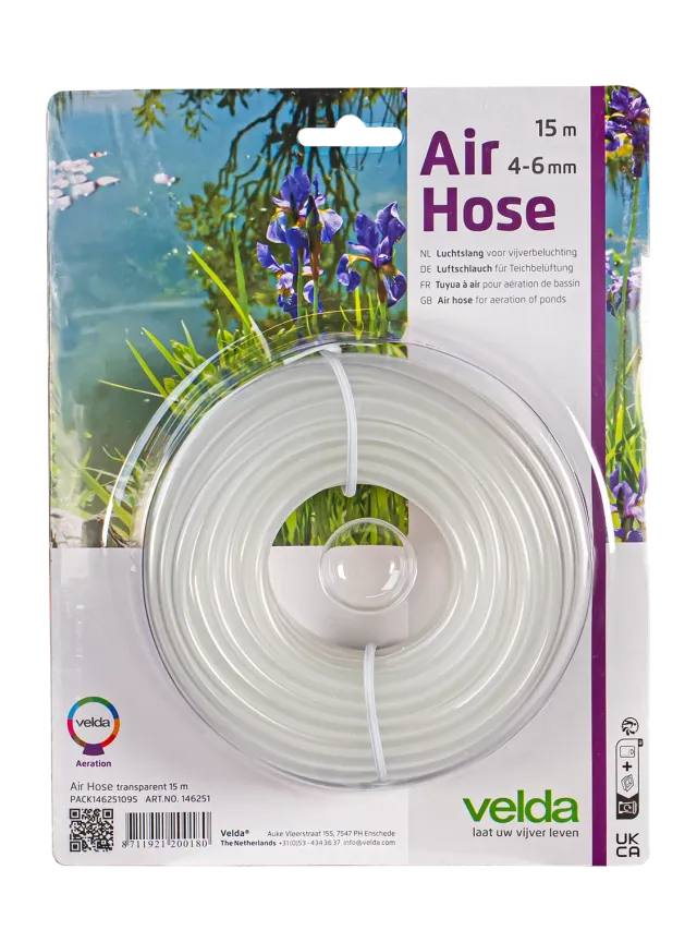 Velda Air Hose transparent tuyau à air