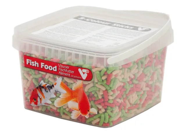 Velda Fish Food 3-Colour Sticks nourriture poissons flottante
