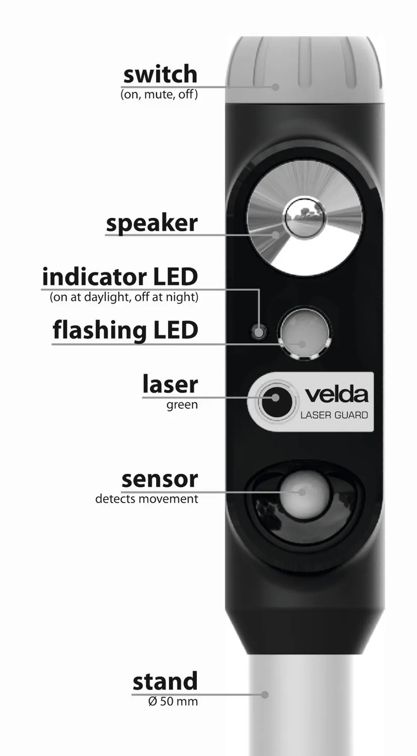 Velda Laser Guard répulsif héron pour bassin