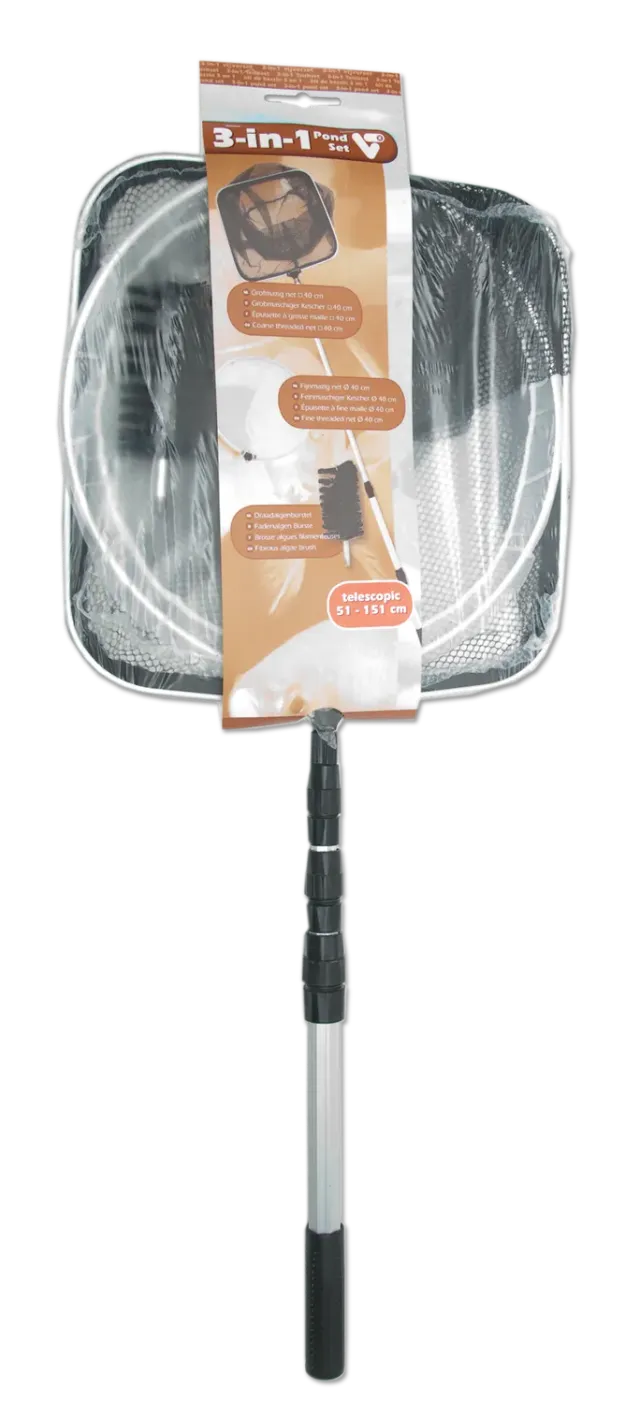 Velda 3-in-1 Pond Set kit d’entretien de bassin 3 pièces