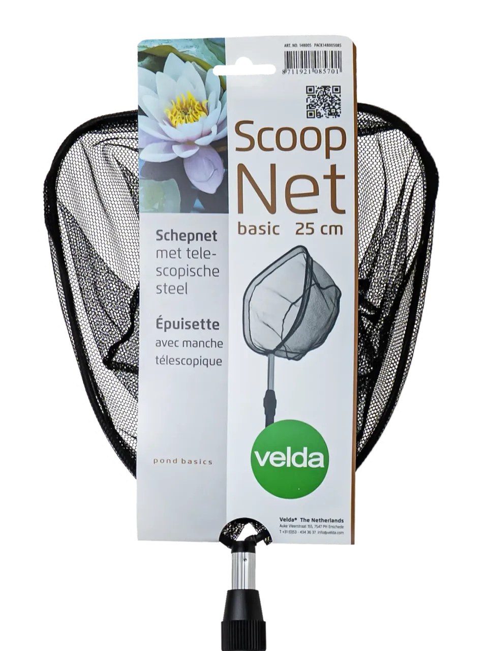 Velda Scoop Net basic épuisette de bassin manche télescopique