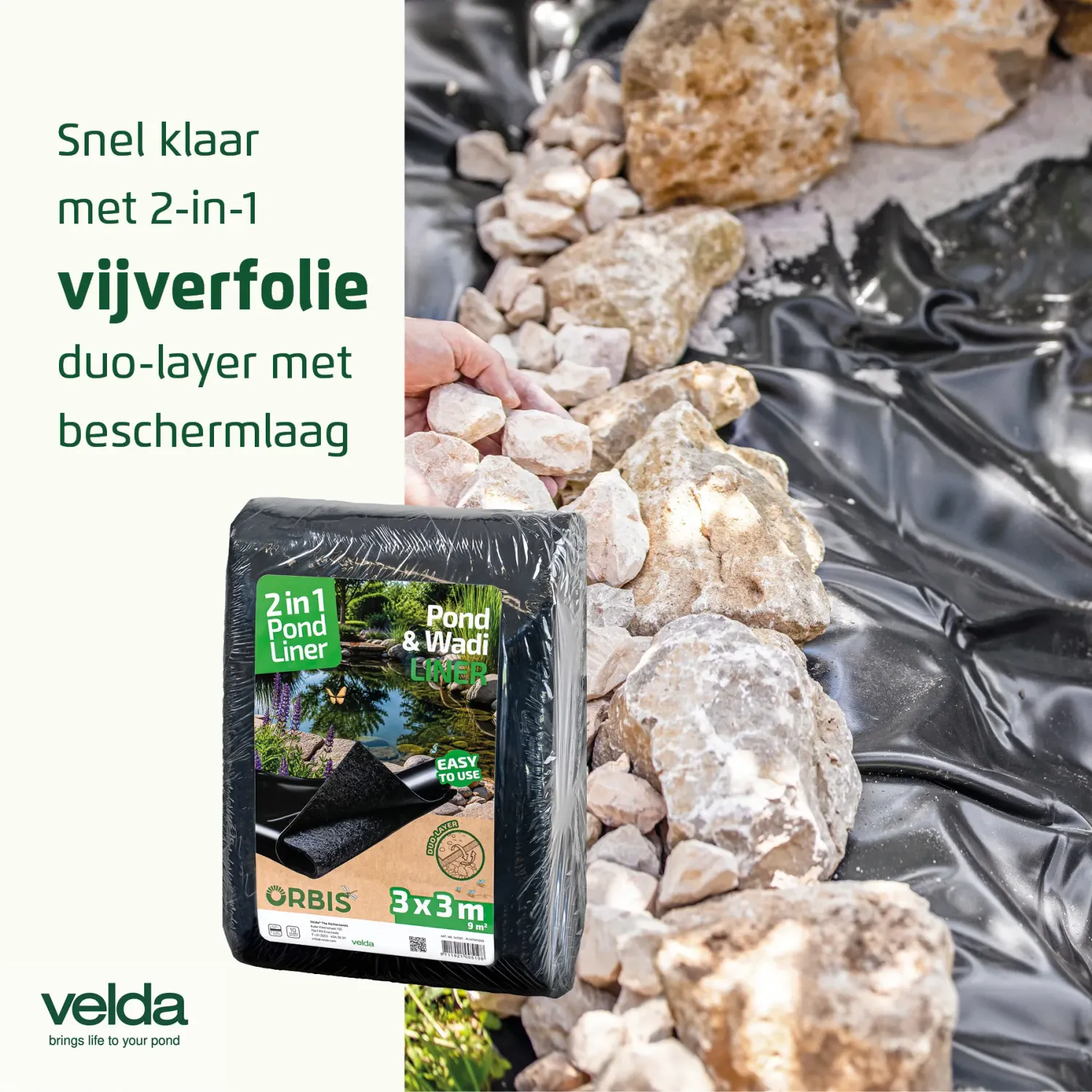 Velda 2-in-1 Pond Liner bâche bassin