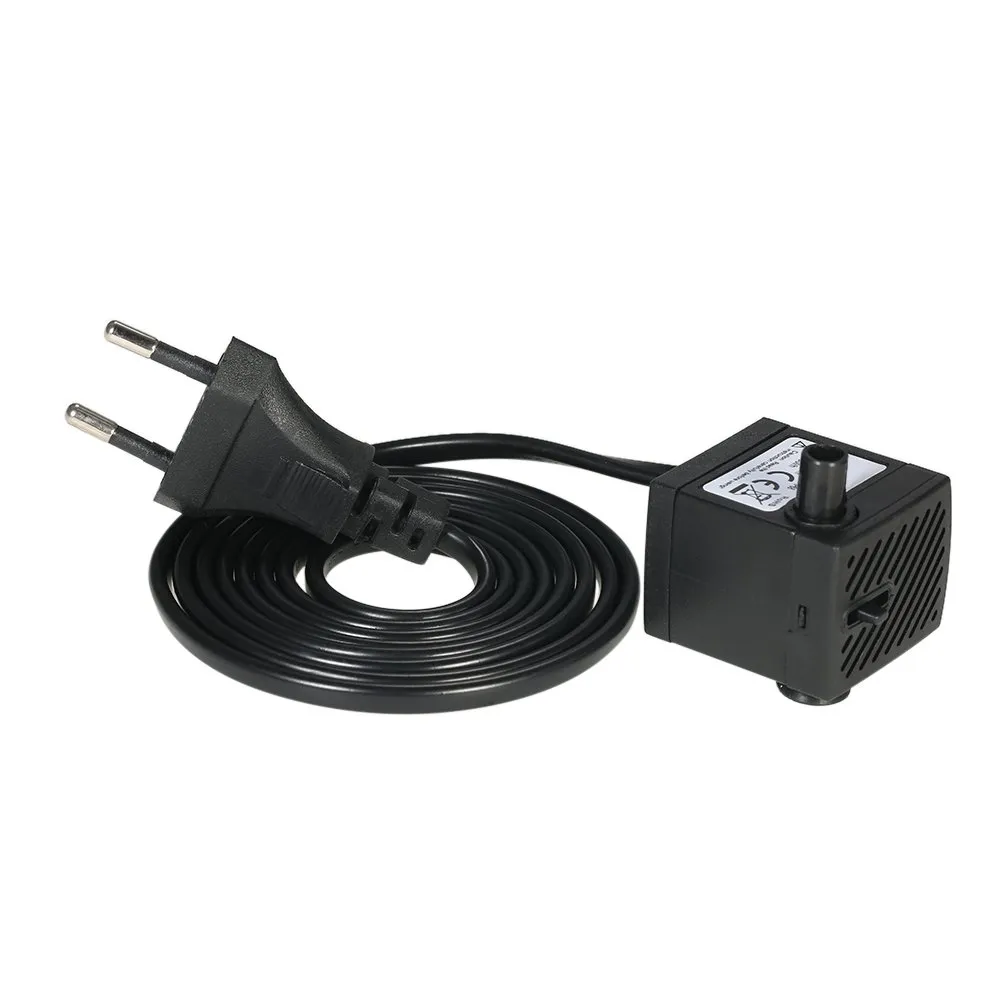 Decdeal Mini pompe à eau submersible 4 W 280 L/h avec buse