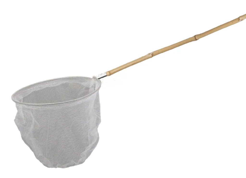 Velda Épuisette en bambou filet de bassin Ø 25 cm 180 cm légère