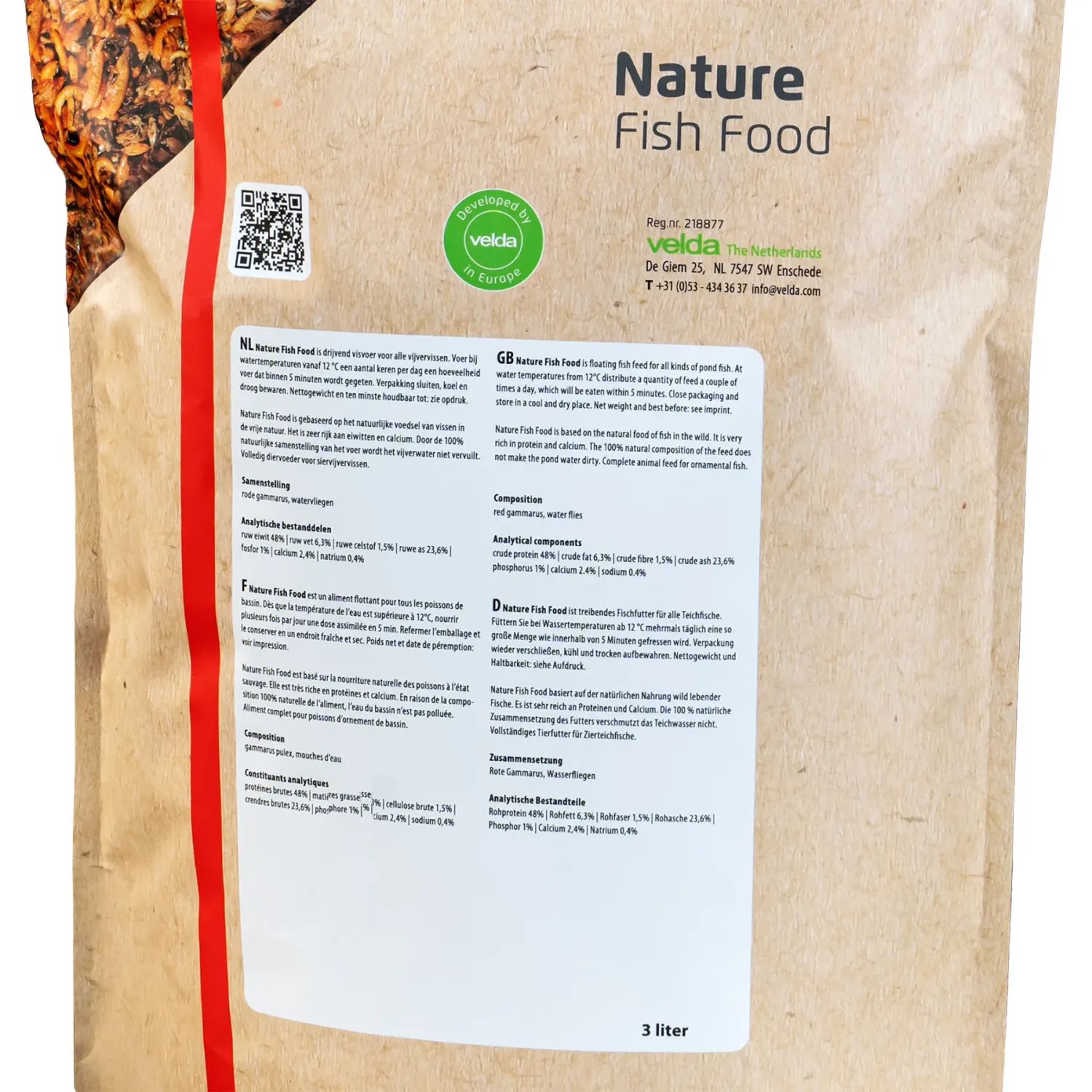 Velda Nature Fish Food nourriture poissons
