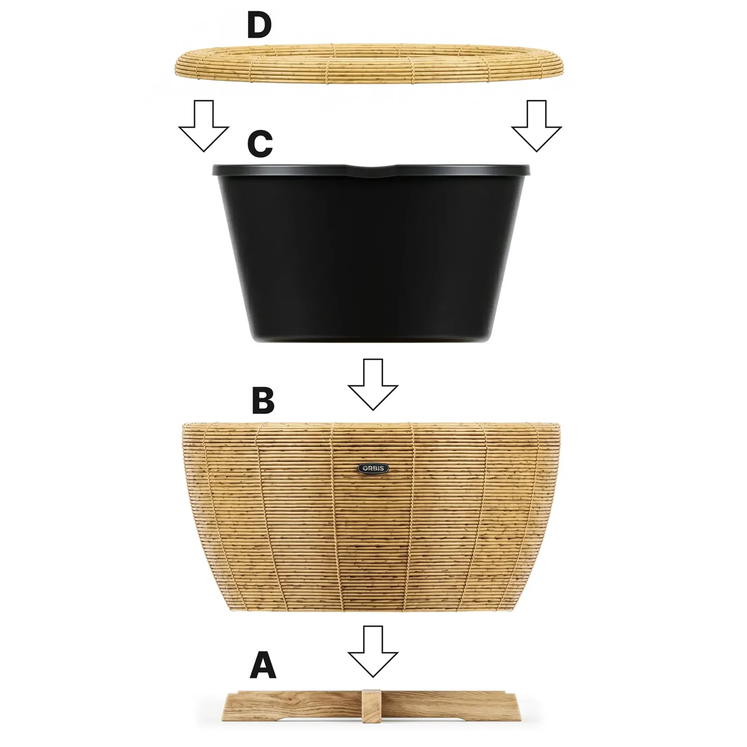 Velda Orbis Planter panier bassin plantes
