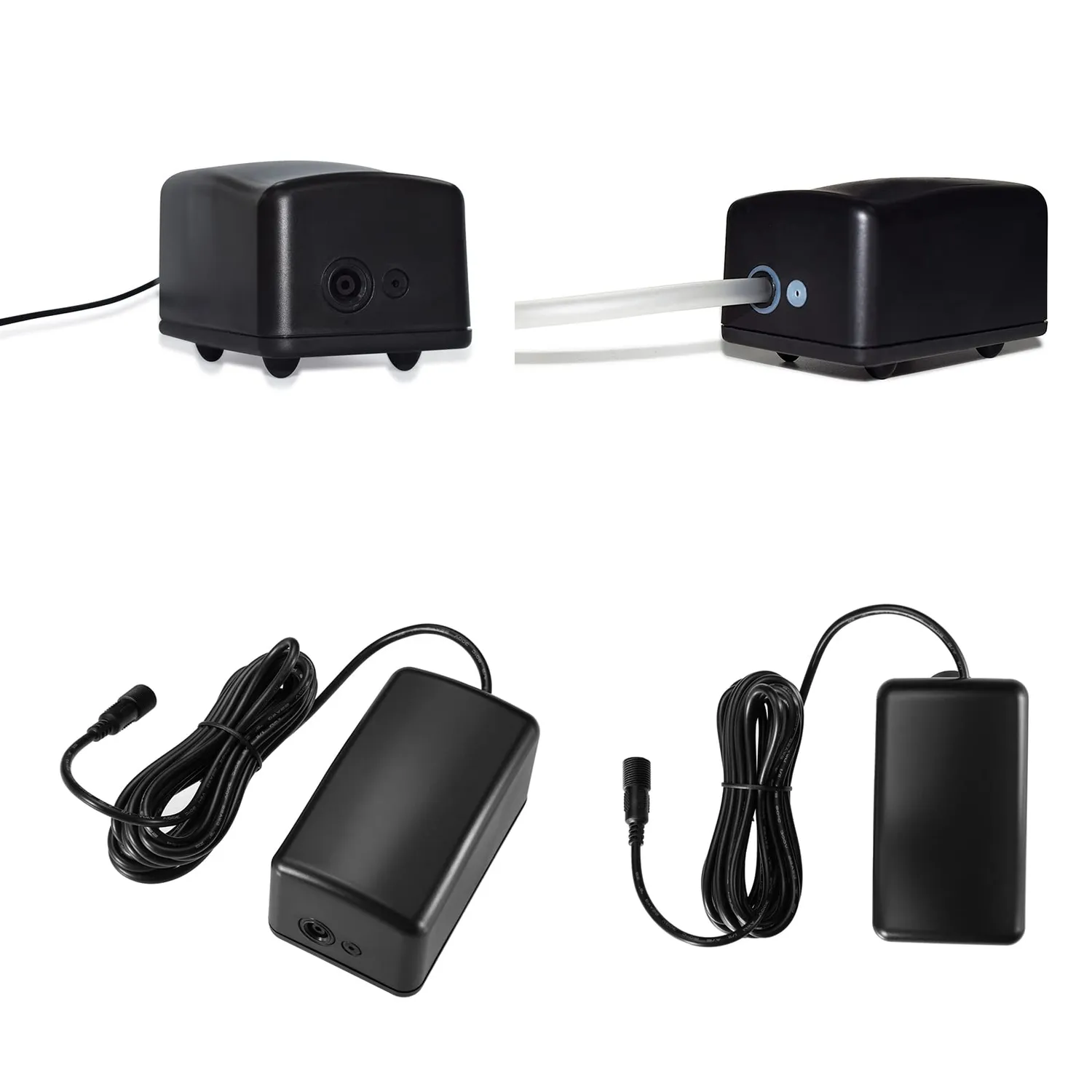 Decdeal Pompe à oxygène solaire pour bassin 3,7 V 1800 mAh