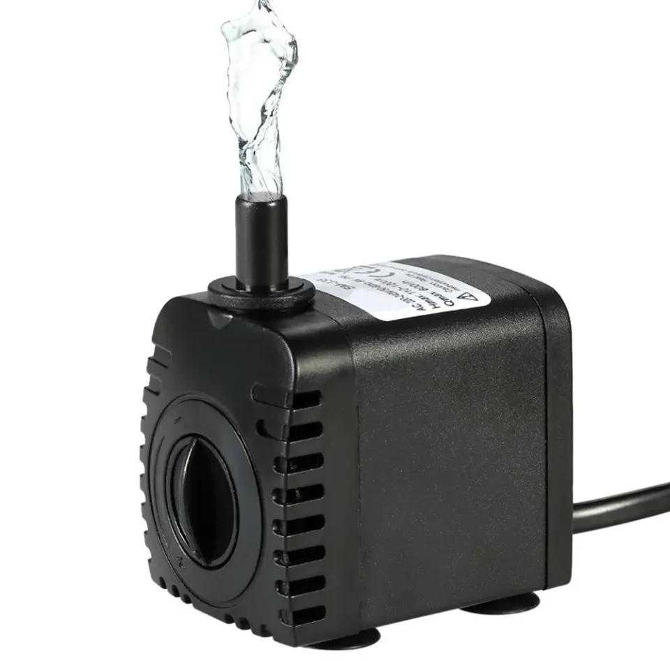 Decdeal Pompe eau submersible 600 L/h 8W réglable