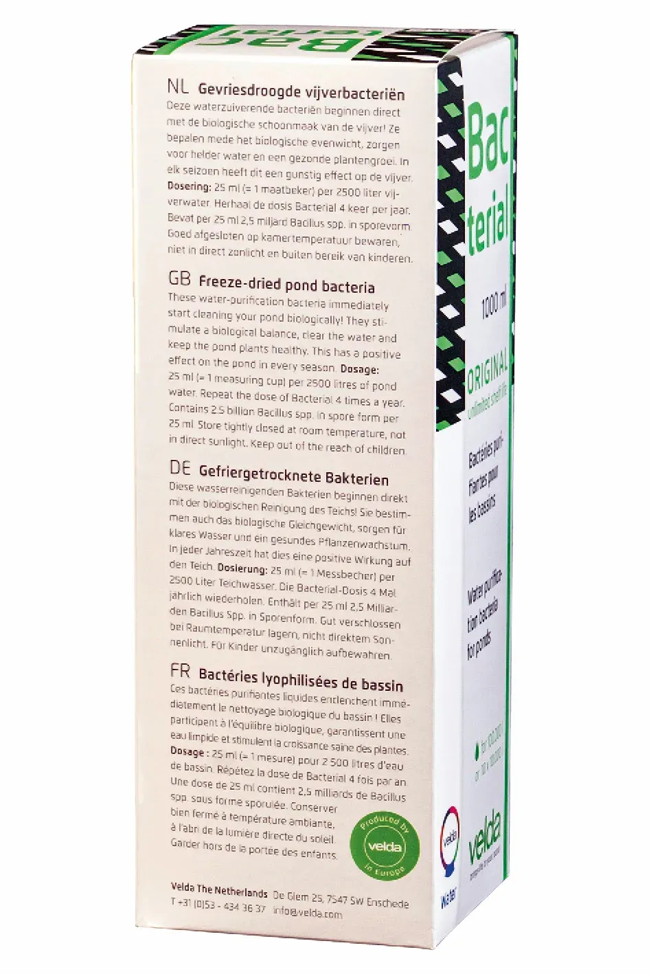Velda Bacterial bactéries bassin nitrifiantes