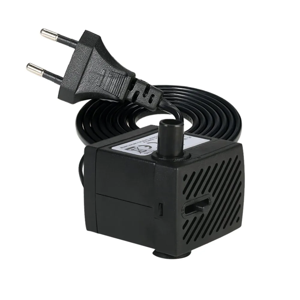 Decdeal Mini pompe à eau submersible 4 W 280 L/h avec buse