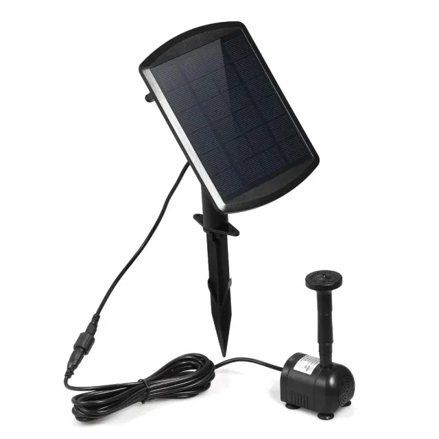 Decdeal Pompe à eau solaire sans balais faible luminosité 200 L/h