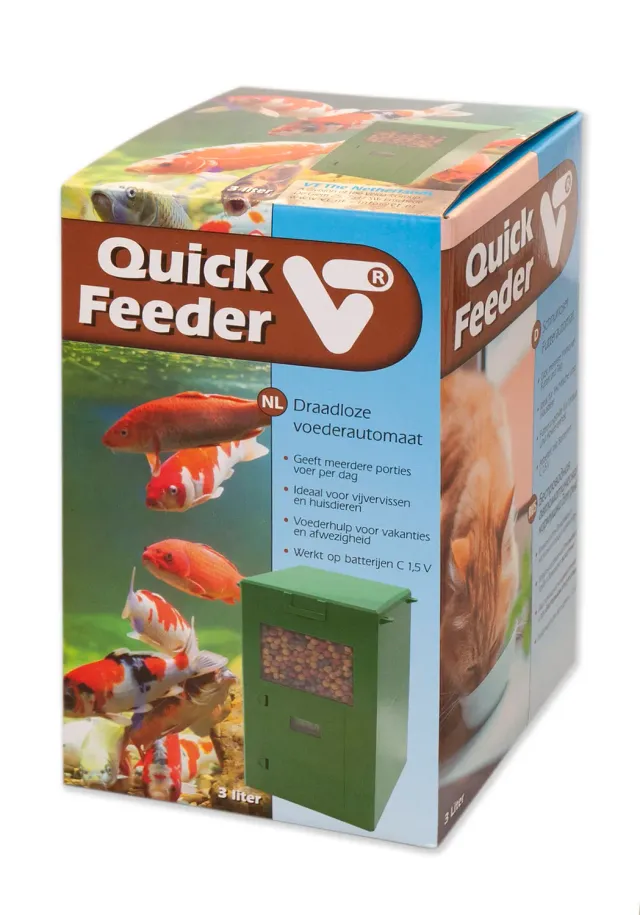 Velda Quick Feeder distributeur nourriture automatique sans fil
