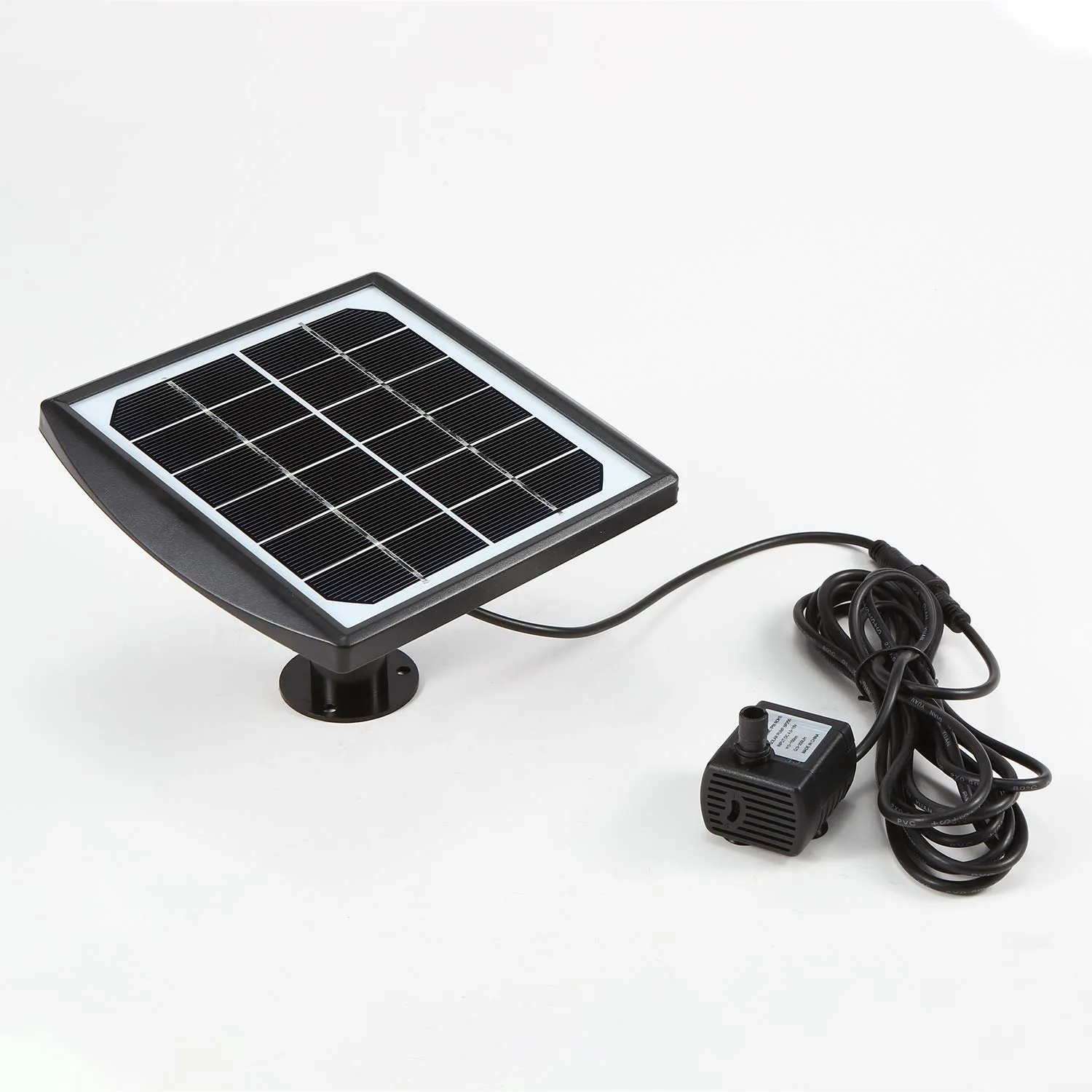 Decdeal Fontaine solaire 6 V 2 W 200 L/h avec 4 buses