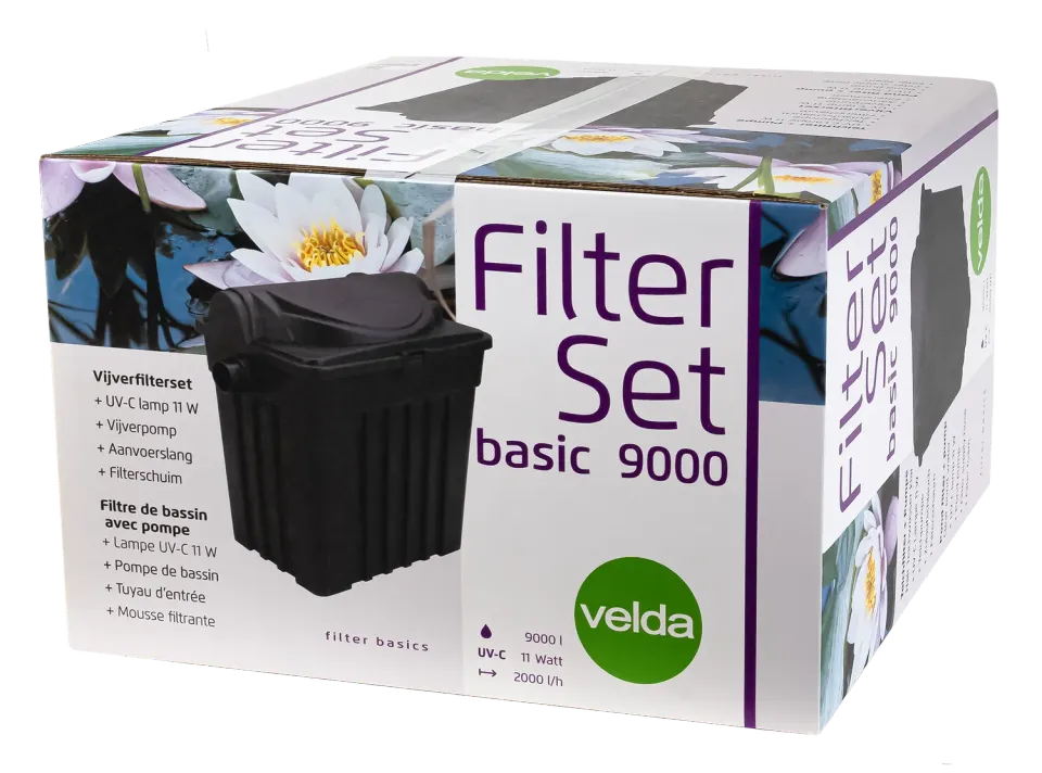 Velda Filter Set Basic 9000 kit filtration UV bassin