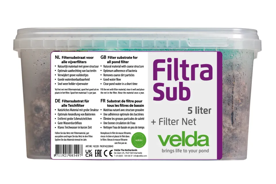 Velda Filtra-Sub substrat filtrant bassin biologique