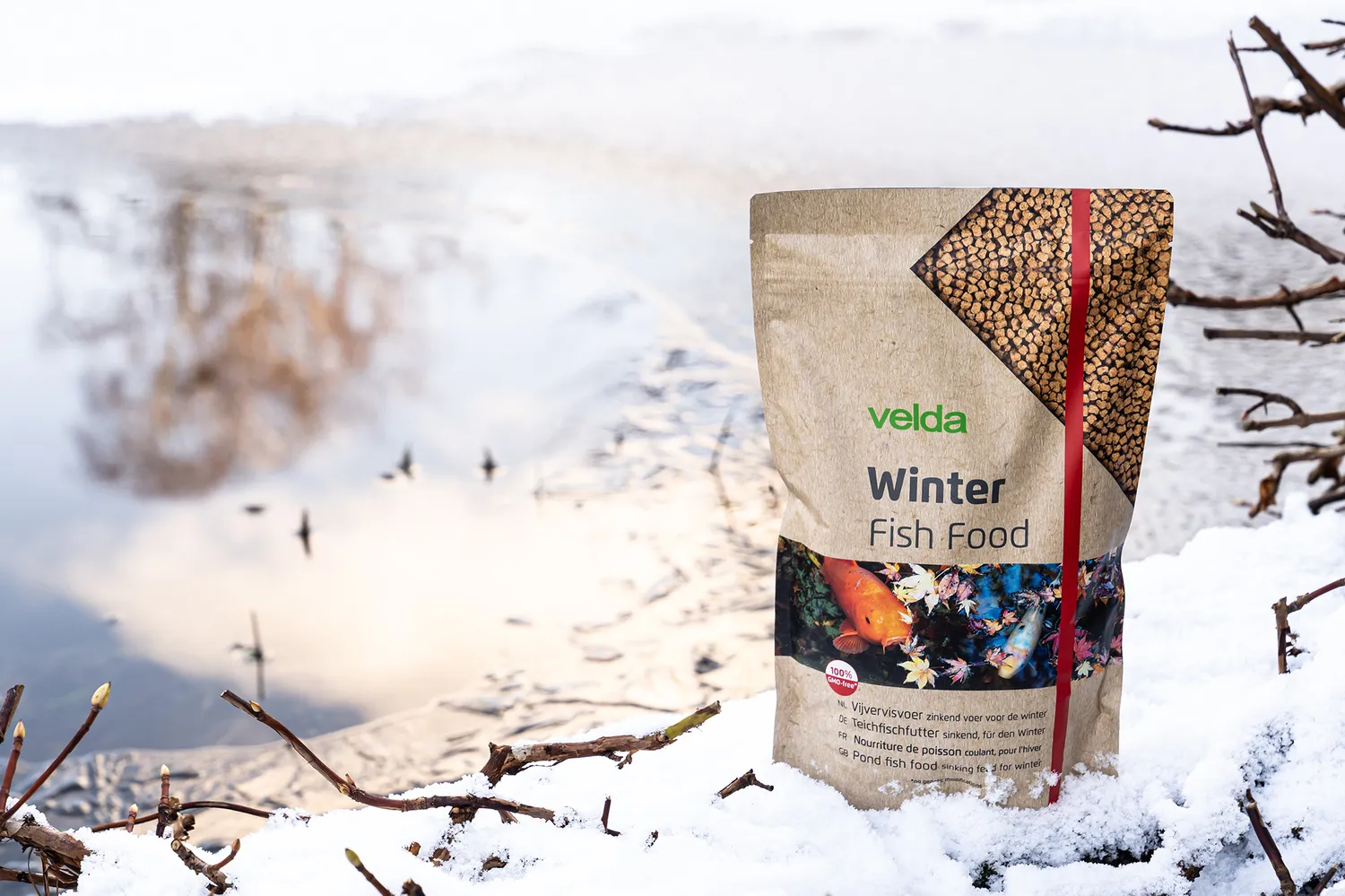 Velda Winter Fish Food granulés hiver