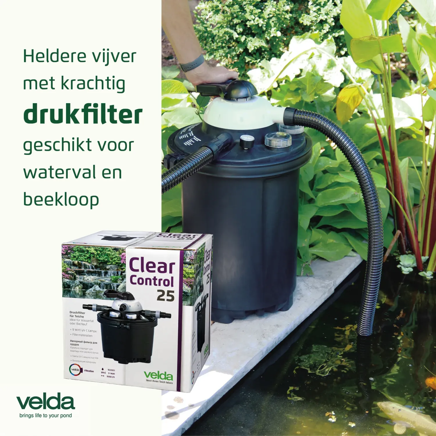 Velda Clear Control 25 filtre pression UV-C