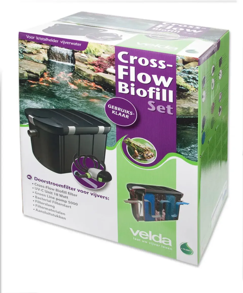 Velda Cross-Flow Biofill Set filtre bassin 18 W