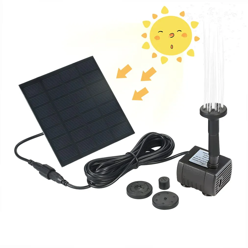 Decdeal pompe fontaine solaire polycristalline