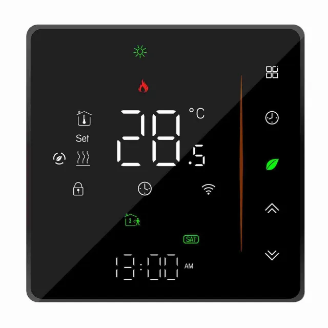 Decdeal Thermostat WiFi chauffage eau programmable tactile