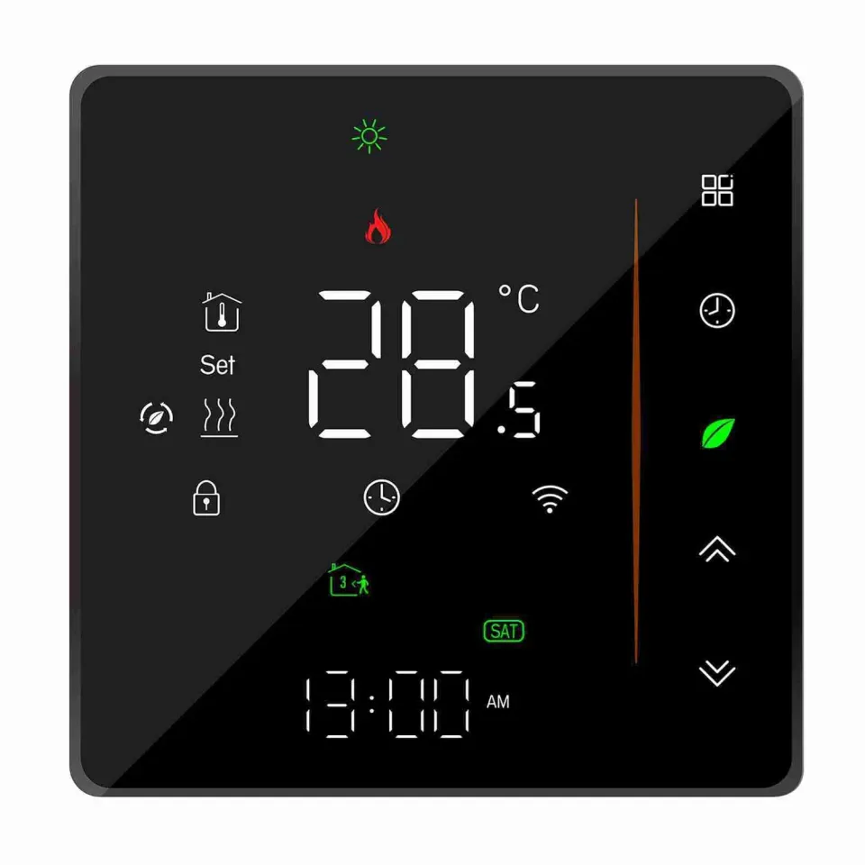 Decdeal Thermostat WiFi chauffage eau programmable tactile